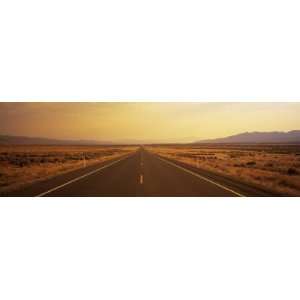 Desert Highway, Nevada, USA Giclee Poster Print 