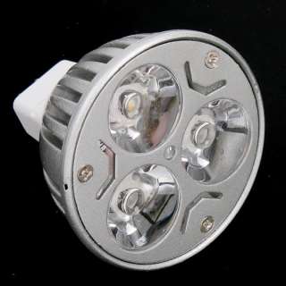 GU5.3 MR16 Warm White LED Spotlight Lamp Bulb Light 3 * 1W 12V  