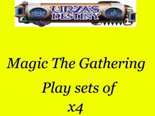 Magic the Gathering Urzas Destiny x4 Play Sets A   G  