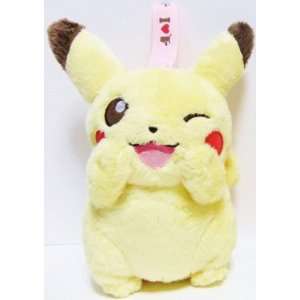  I Love Pikachu Plush Pouch with Belt (Winking Ver 