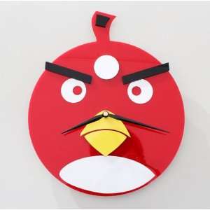   (TM) Angry Bird Memorial Edition Wall Clock(Red)