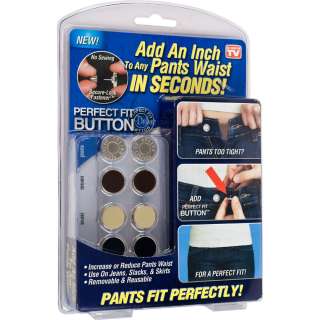 Perfect Fit Button Set of 8 Extend your Pants Waistline  