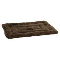 Plush Fur Dog Crate Mat Bed Gray Grey Sm   XXL  