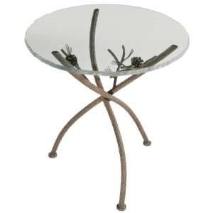  904 078 COP Pine Accent Table With Copper Item pictured 