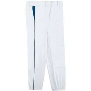   Youth Select Baseball Pants With Piping WHITE/NAVY AL   WAIST 36 38