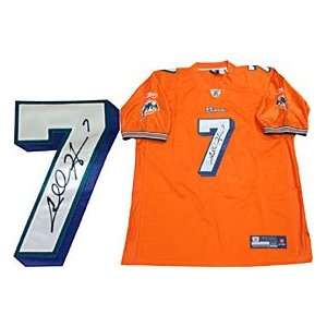 Chad Henne Autographed / Signed Miami Dolphins Authentic Orange Jersey 