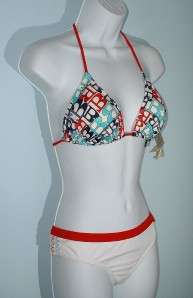BILLABONG Swimsuit 2 PC Sz L Halter Bikini Set NEW  