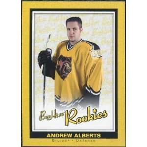   Upper Deck Beehive Rookie #143 Andrew Alberts RC Sports Collectibles