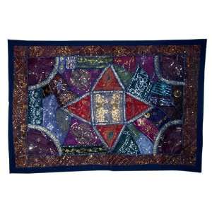  Awesome Decorative Wall Hanging Tapestry with Pretty Zari 