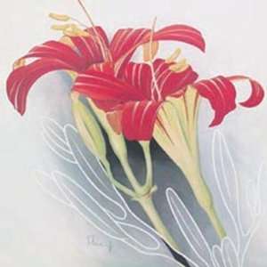  Day Lilies II by Franz Heigl 28x28