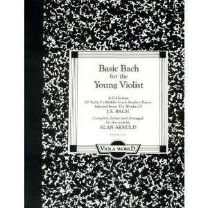 Bach, J.S.   Basic Bach For The Young Violist for Viola and Piano   by 