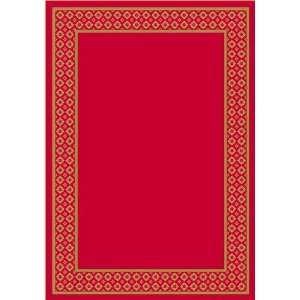  Milliken Foulard Ruby C8006 Rectangle 3.90 x 5.40 Area Rug 