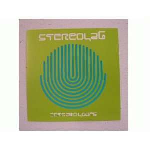  Stereolab Poster Flat OLD 2 sided Stereo Lab Everything 