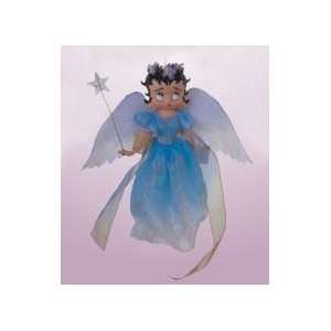  6 Betty Boop Angel In Blue Dress Christmas Ornament #8097 