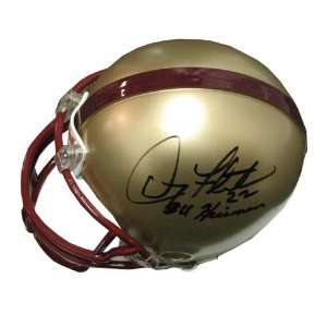  Doug Flutie Signed Mini Helmet   Replica Sports 