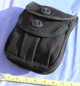 POLICE STYLE LARGE BLACK UTILITY POUCH  