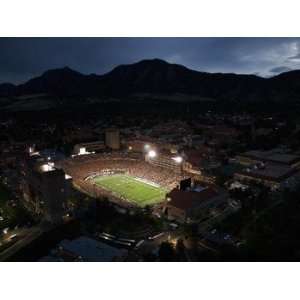  Colorado Buffaloes Folsom Field Canvas Photo Sports 