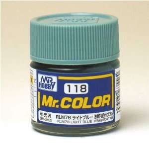   Mr. Color 118   RLM78 Light Blue (Semi Gloss/Aircraft) Toys & Games