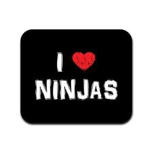  I Love Ninjas Mousepad Mouse Pad Electronics