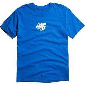  Fox Racing Vertically T Shirt   X Large/Blue Automotive