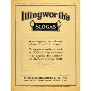  1918 Ad Slogas Portrait Vigorous Thomas Illingworth 