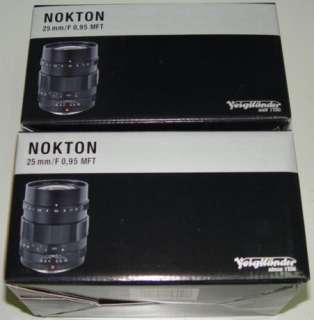 NEW Voigtlander Nokton 25mm f/0.95 Lens Micro Four Third ship by FedEx 