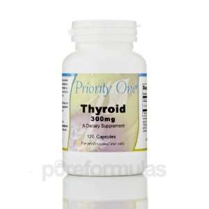  thyroid 300mg 120 capsules by priority one Health 