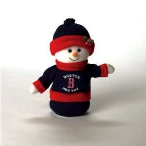  Boston Red Sox 9 Animated Touchdown Snowman   MLB 
