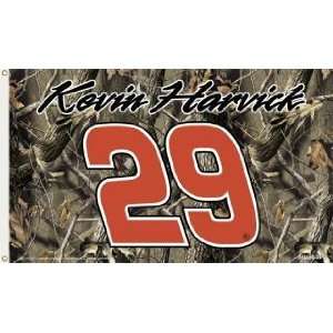  Kevin Harvick # 29 Two Side Real Tree Camouflage 3 X 5 