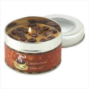  Cappuccino Tin Candle