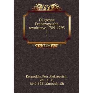   , kniï¸ aï¸¡zÊ¹, 1842 1921,Yanovski, Sh Kropotkin Books