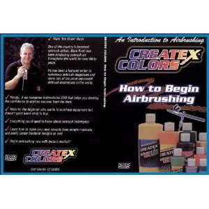   HOW TO BEGIN AIRBRUSH DVD CREATEX BOOKS VIDEO Arts, Crafts & Sewing