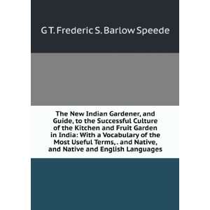   Native and English Languages G T. Frederic S. Barlow Speede Books