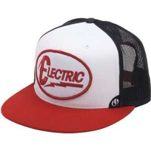  Electric Ricochet Mens Trucker Hat/Cap   Red / One Size 