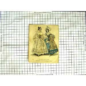  1835 Women Ladies Fashion Dresses Casket Atkinson