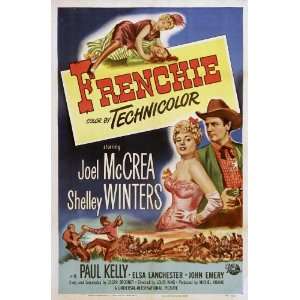  Frenchie Poster Movie 27x40 Joel McCrea Shelley Winters 