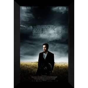  Assassination of Jesse James 27x40 FRAMED Movie Poster 