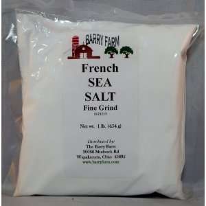 French Sea Salt, Fine Grind, 1 lb. Grocery & Gourmet Food