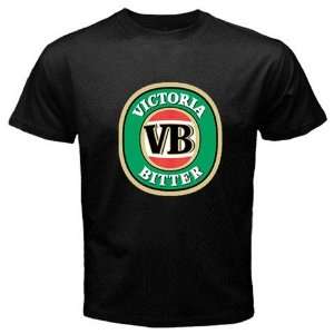 Victoria Bitter Beer Logo New Black T shirt Size L 