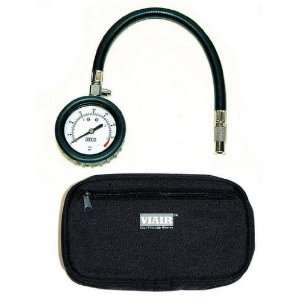   Tire Gauge with Hose (0 to 35 PSI   Storage Pouch)