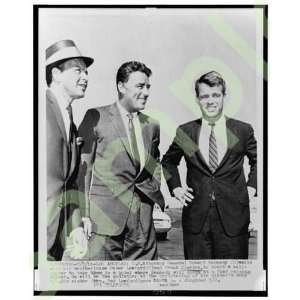   1961 Frank Sinatra, Peter Lawford and Robert Kennedy