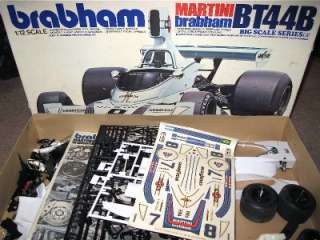   12 Scale Martini Brabham BT44B Vintage Race Car Model Kit  