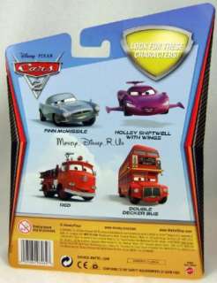 Disney Pixar CARS 2 Deluxe Double Decker Bus UK England  