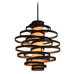 Vertigo Collection 6 Light 45 Bronze with Gold Leaf Energy Star 