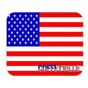  US Flag   Coffeyville, Kansas (KS) Mouse Pad Everything 