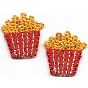 BUY 1 SET GET 1 SET OF SAME FREE/Food Boxes of French Fries Iron On 