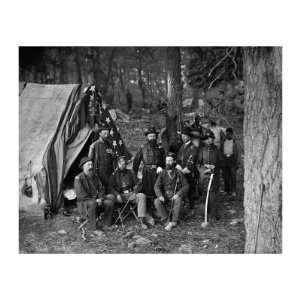Antietam, MD, General Caldwell and Staff, Civil War Premium Poster 