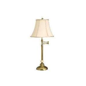    Swing Arm Table Lamp 1Lt Porta   Antique Brass