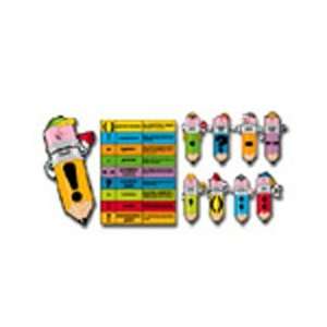  Punctuation Pencils Bulletin Board Set Toys & Games