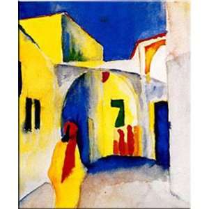   CANVAS Art 24x32 Blick in Eine Gasse 